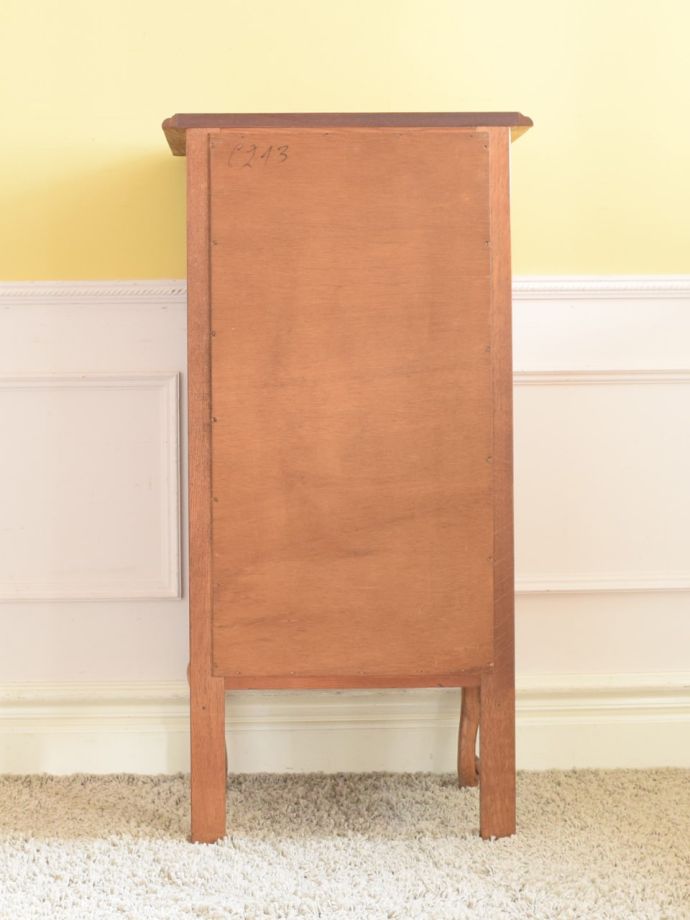 サイドチェストの後ろ姿