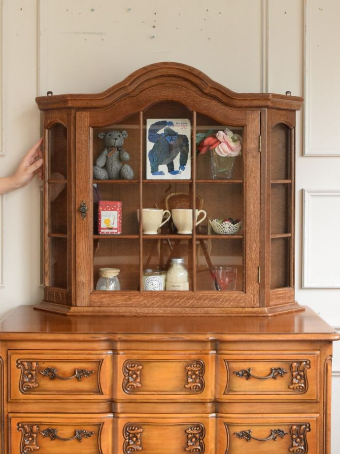 フランスのアンティークウォールキャビネット