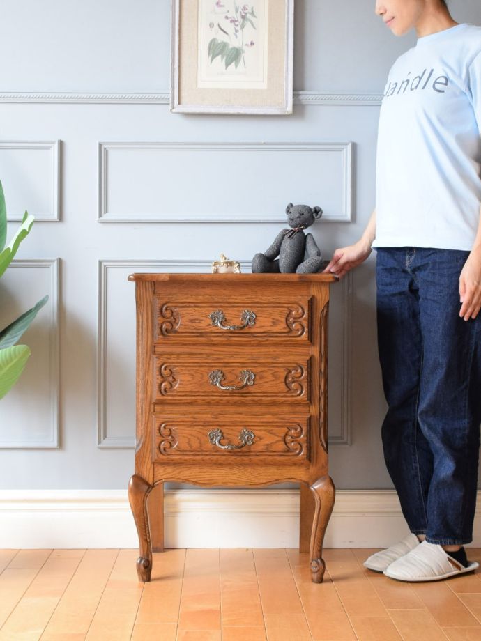 り*。様 フランス アンティーク サイドチェスト フランス アンティーク サロンチェスト サイドチェスト