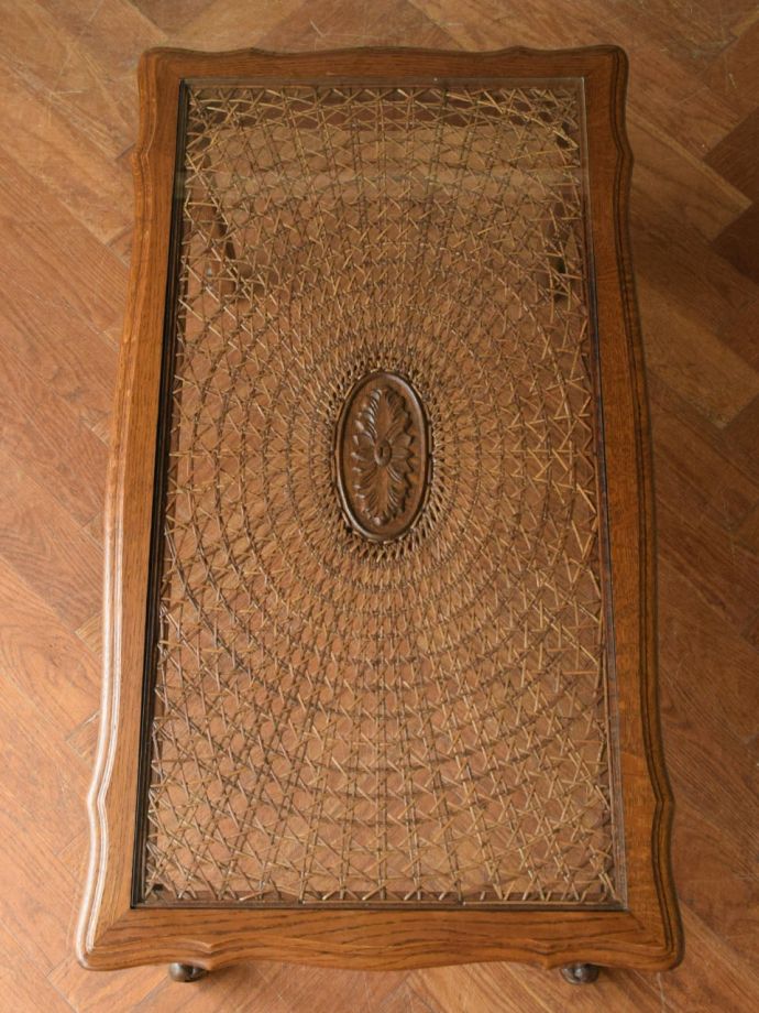 アンティークコーヒーテーブルの天板