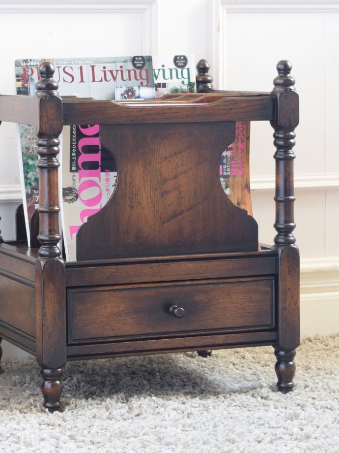 おしゃれなマガジンラックの収納量