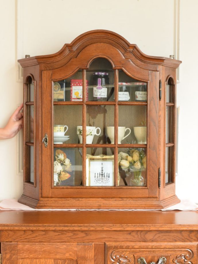 フランスのアンティークウォールキャビネット