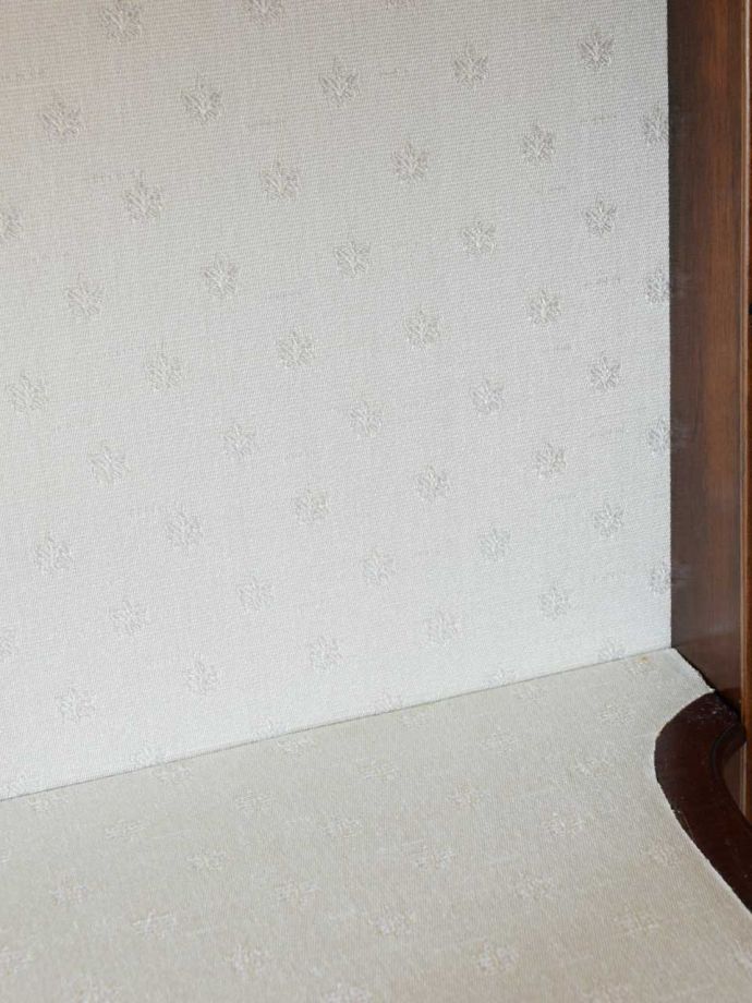 ガラスキャビネットの生地