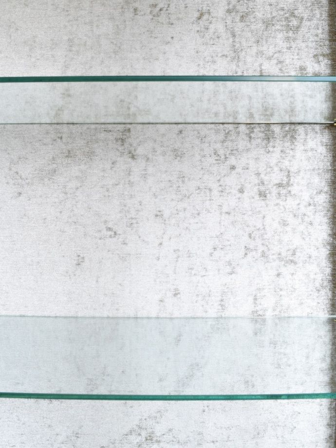 ガラスキャビネットの生地