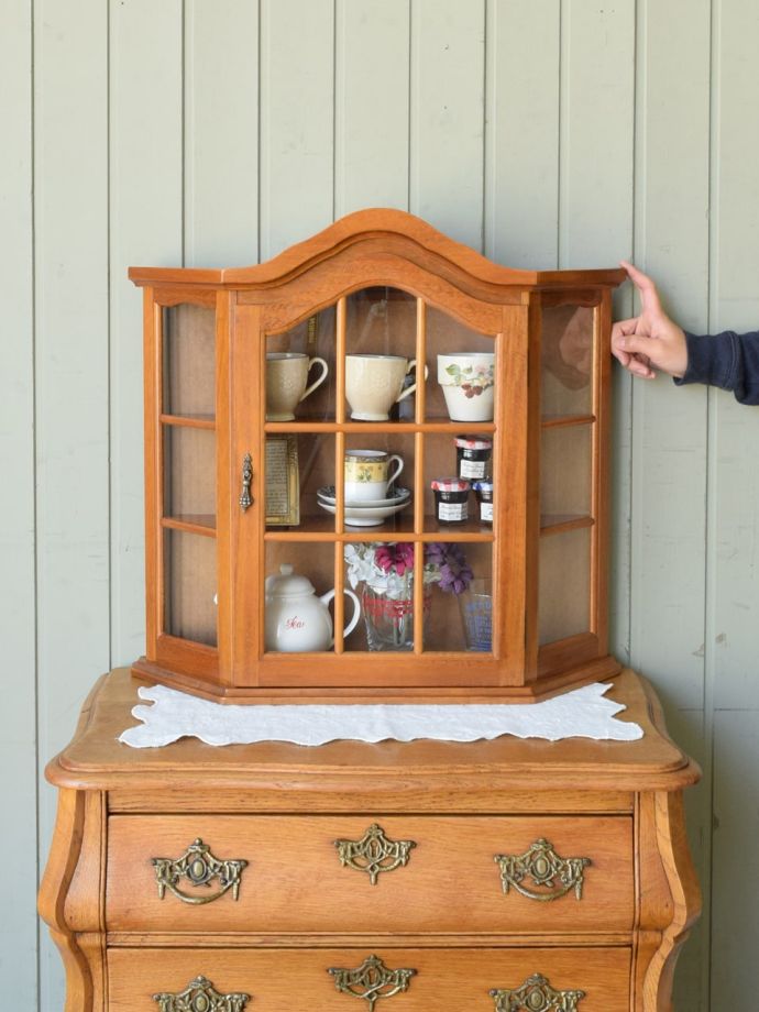 フランスのアンティークウォールキャビネット