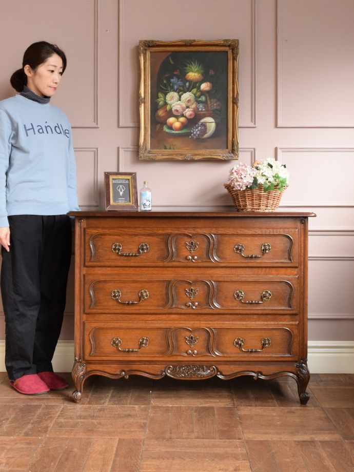 フランスのアンティークチェスト