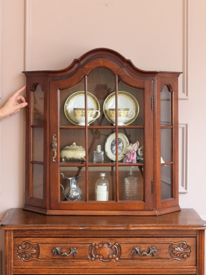 フランスのアンティークウォールキャビネット