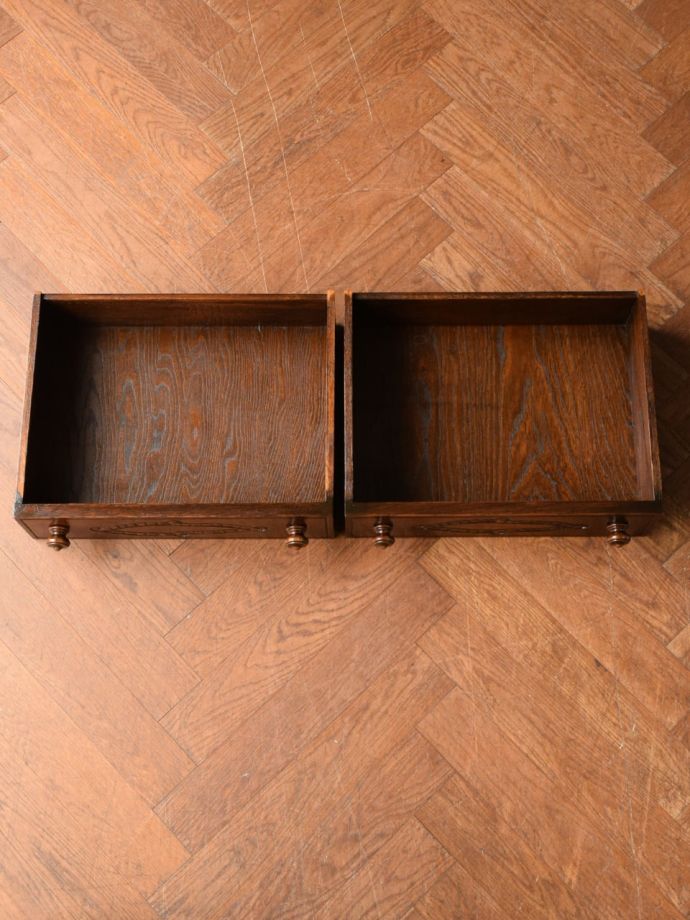 オープンシェルフの引き出し