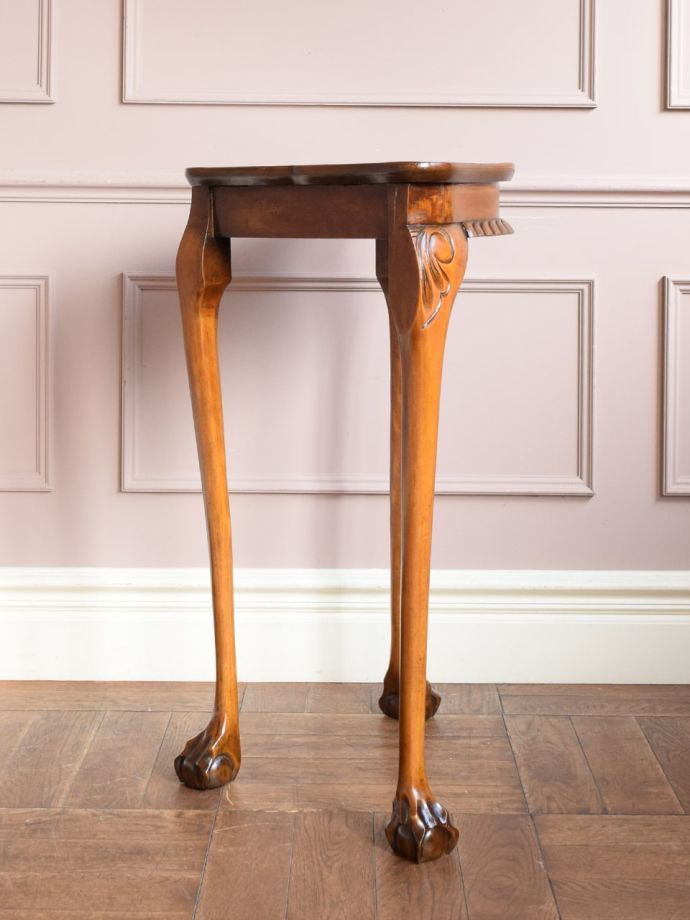 コンソールテーブルの側面