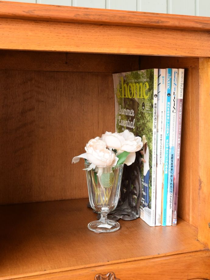 サイドキャビネットの収納量