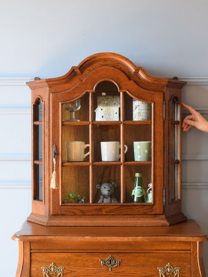 フランスのアンティークウォールキャビネット