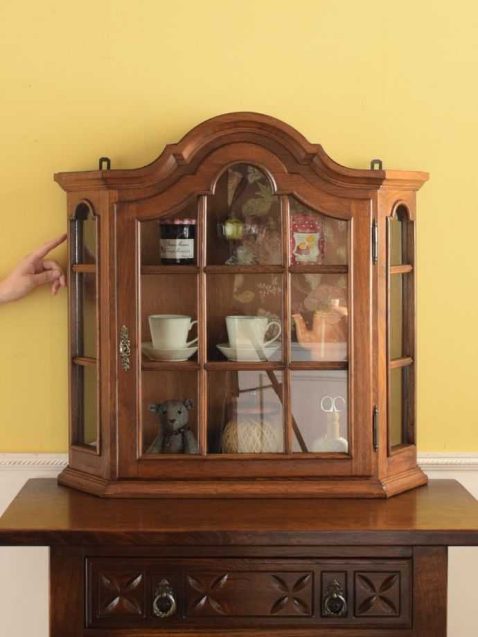 フランスのアンティークウォールキャビネット