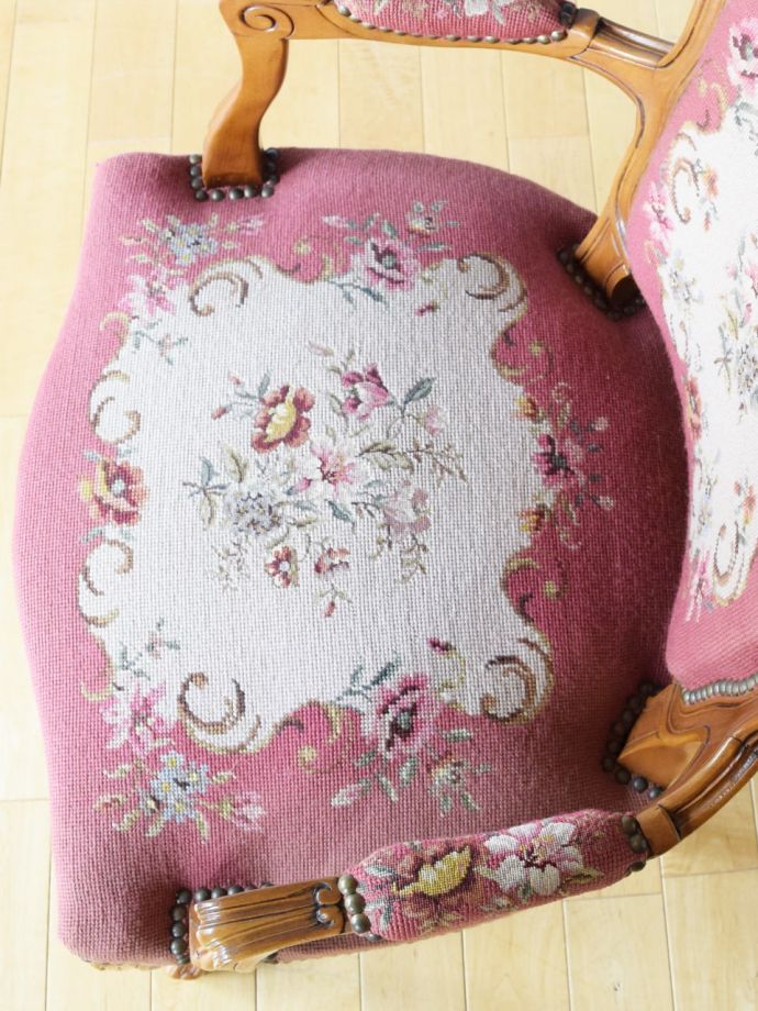 アンティークチェアの座面