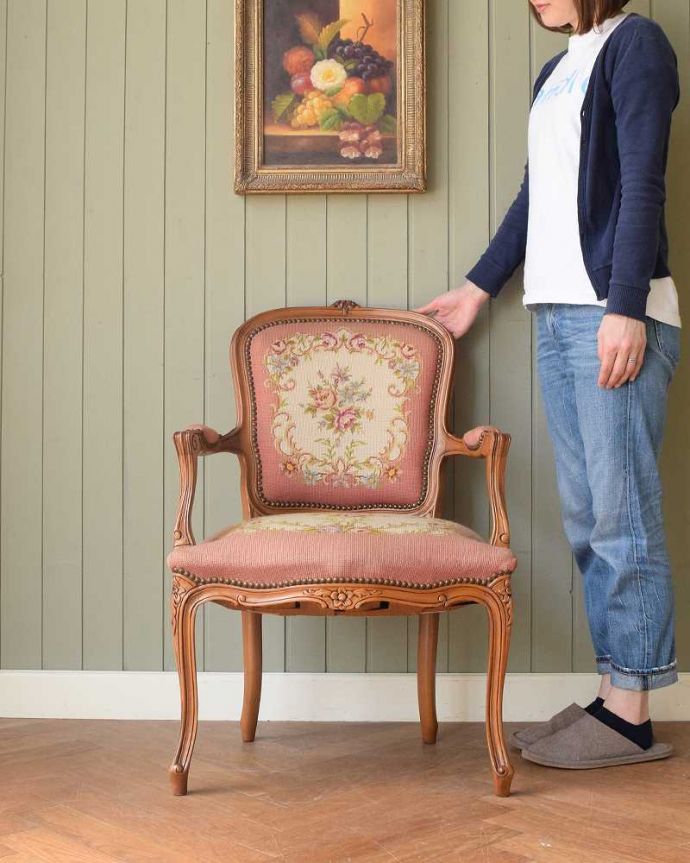 フランスのアンティークチェア