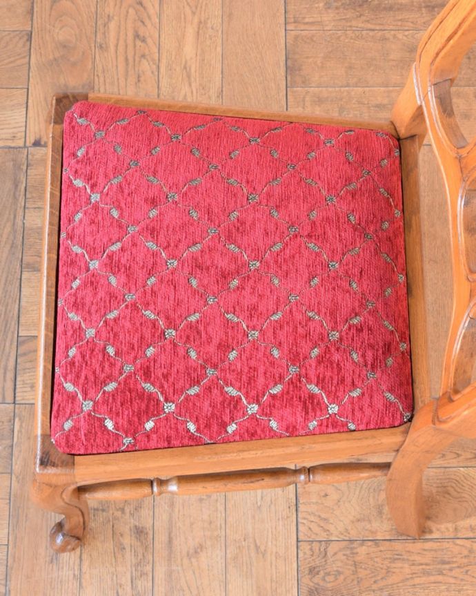 アンティークチェアの座面