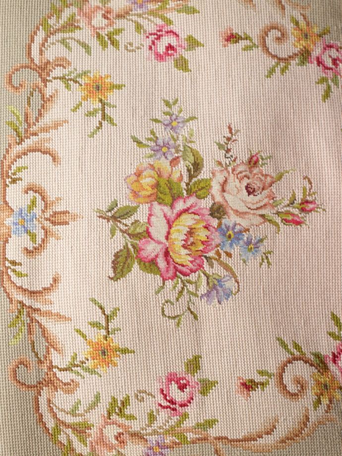 アンティークチェアの生地