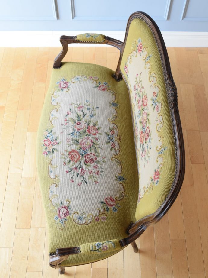 アンティークチェアの座面