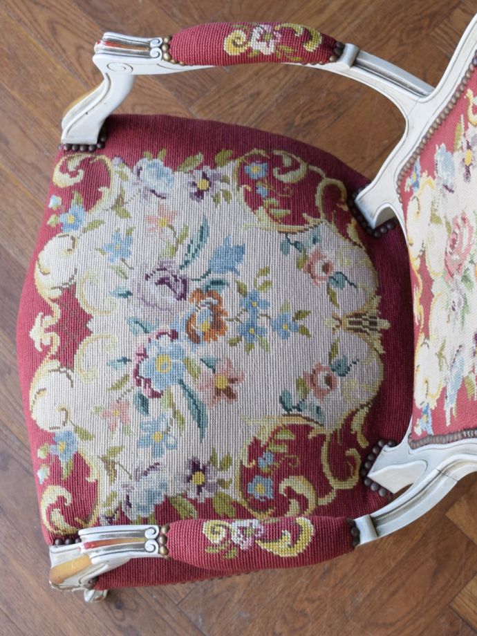 アンティークチェアの座面