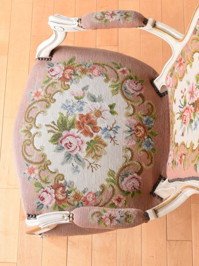 アンティークチェアの座面