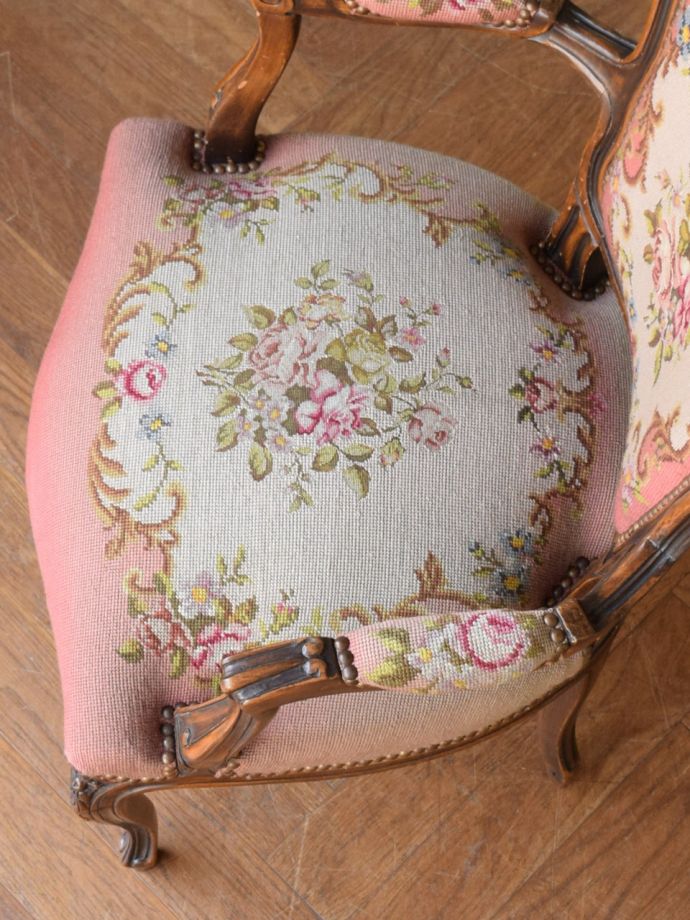 アンティークチェアの座面