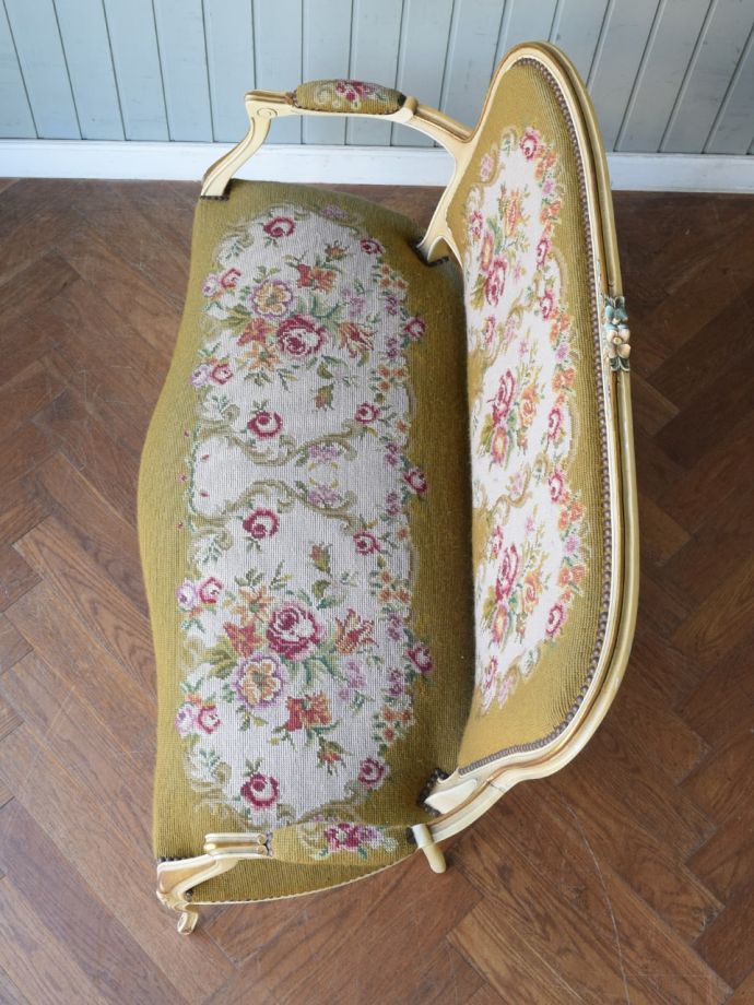 アンティークチェアの座面