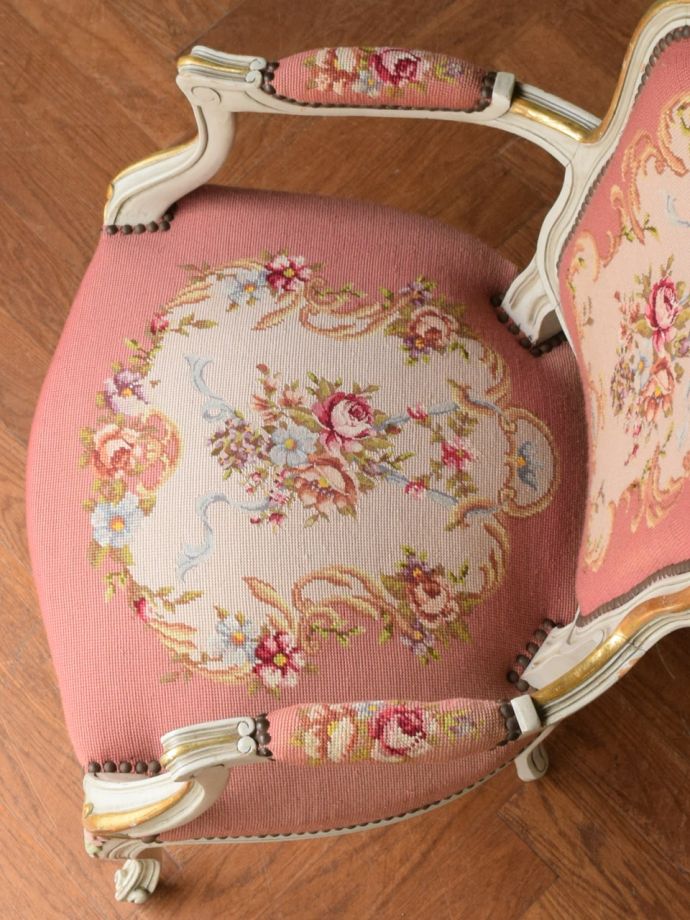 アンティークチェアの座面