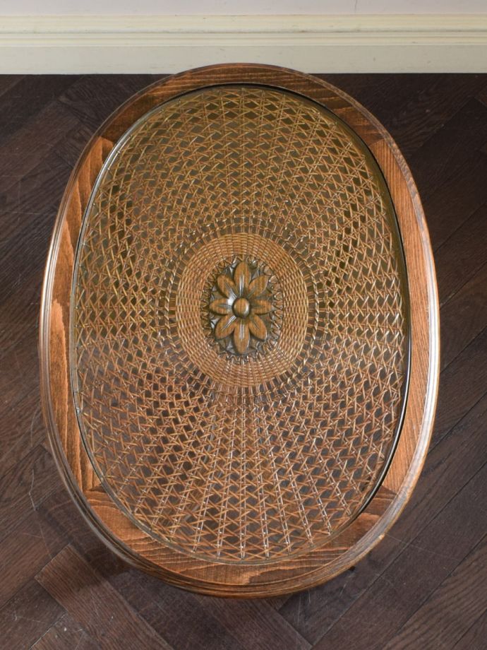 アンティークコーヒーテーブルの天板