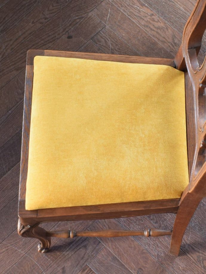 アンティークチェアの座面