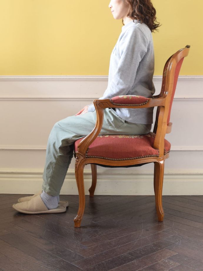 パーソナルチェアの掛け心地