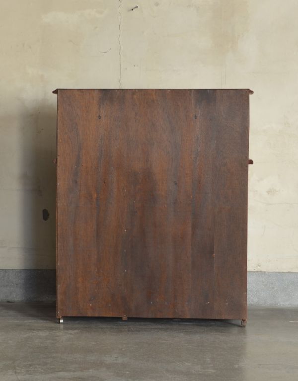 サイドバイサイド アンティーク家具 イギリス輸入のアンティーク家具、おしゃれなロールトップテーブル(デスク)。キチンとメンテナンスしてあるので、裏側もキレイです。(k-1043-f)