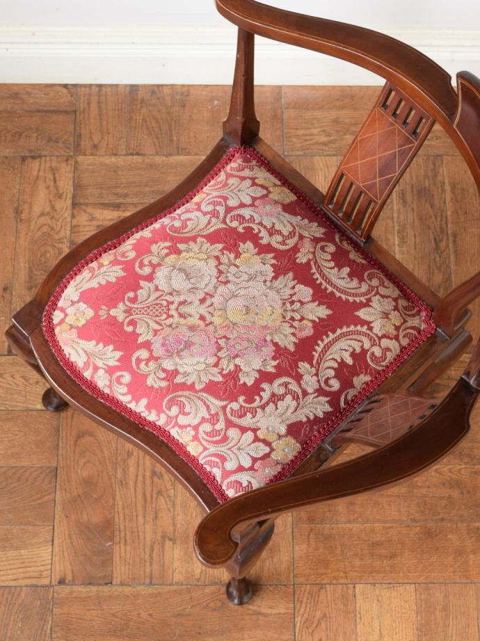 アンティーク椅子の座面