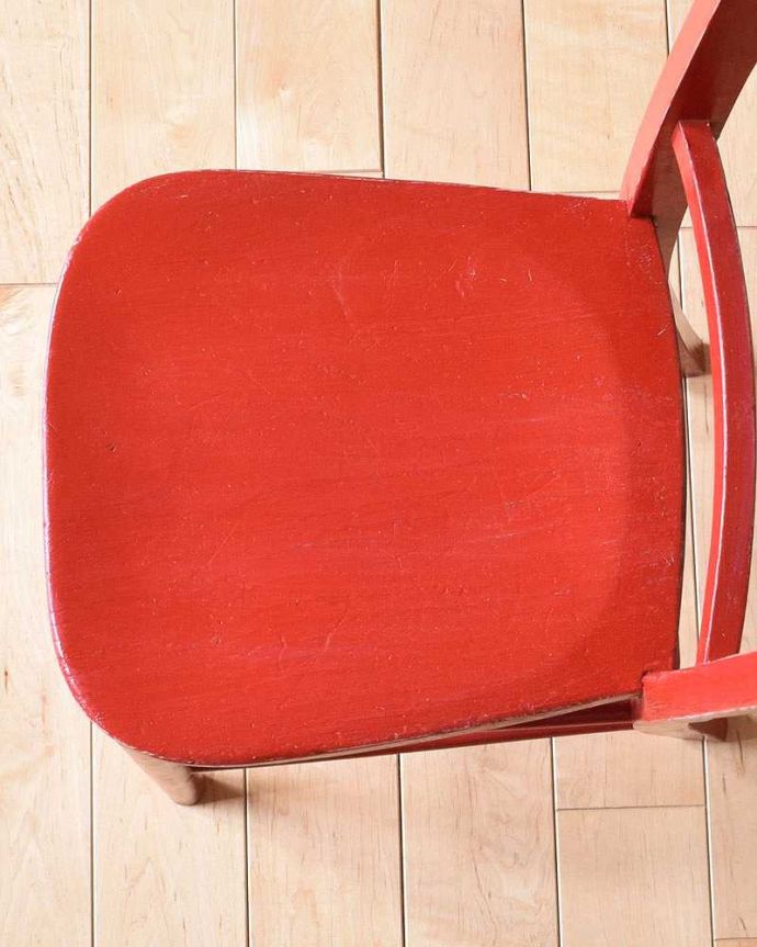 アンティークの椅子の座面