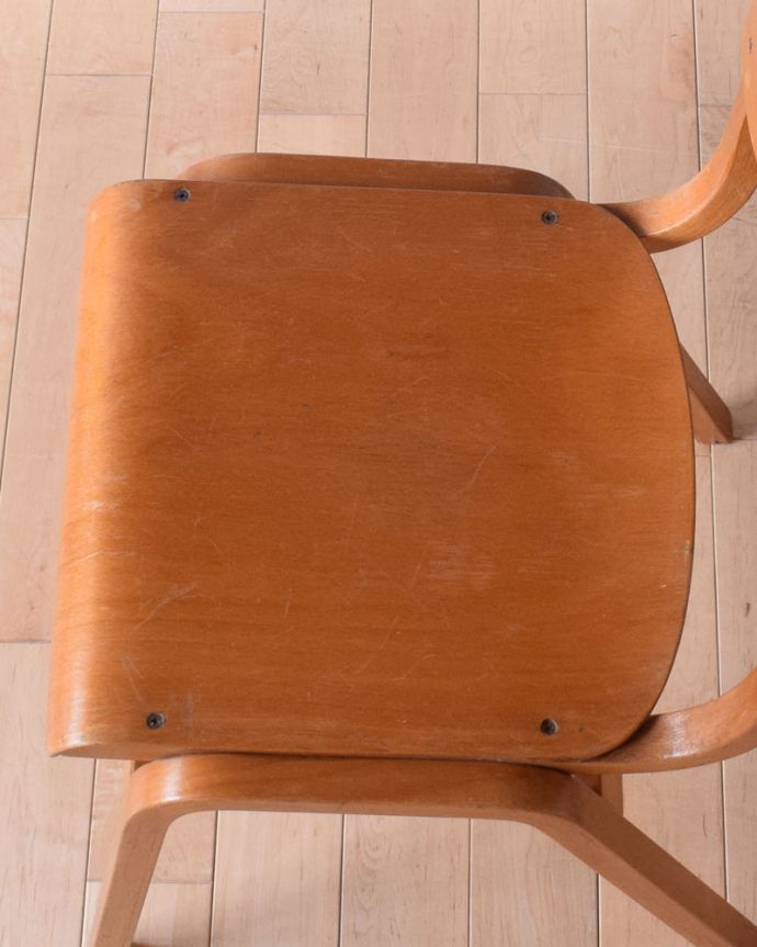 アンティークの椅子の座面