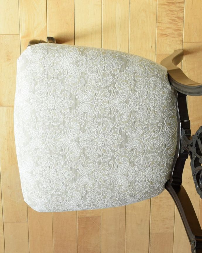 アンティークの椅子の座面