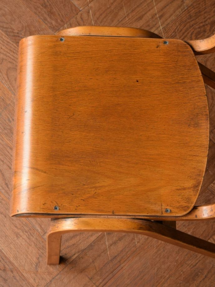 アンティークの椅子の座面