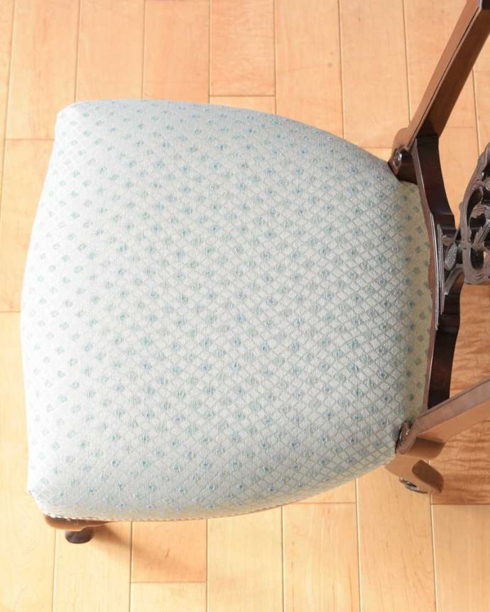 アンティークの椅子の座面
