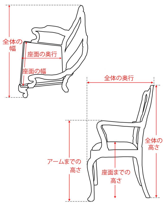 ダイニングチェア　アンティーク チェア　英国輸入のアンティークアームチェア、気品たっぷりなクィーンアンチェア。。(k-1533-c)