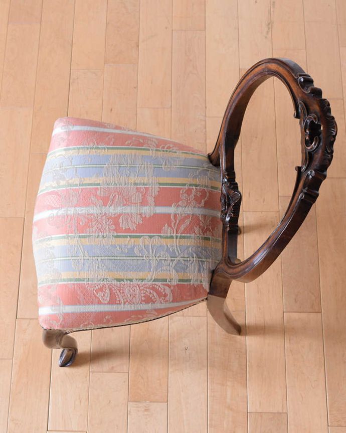 アンティークの椅子の座面