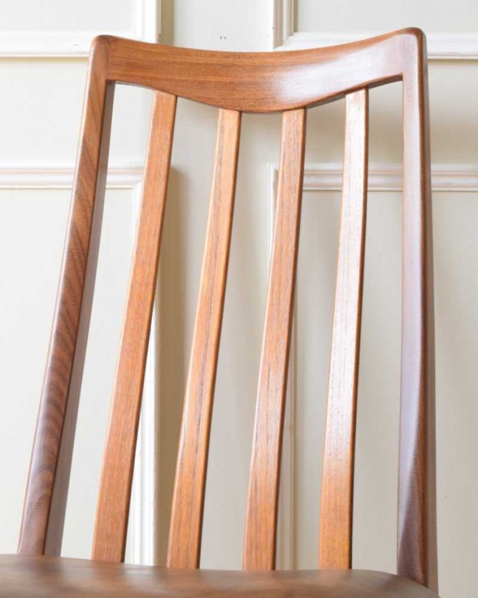 G-PLAN(Gプラン) アンティーク チェア イギリスで見つけたヴィンテージチェア、フレスコのハイバックチェア(G-plan)。後からキュッと支えてくれる背もたれシンプルでスッキリとまとめられたヴィンテージチェア。(k-1566-c)