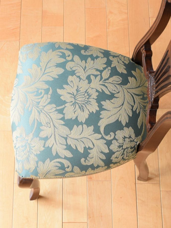 アンティークの椅子の座面