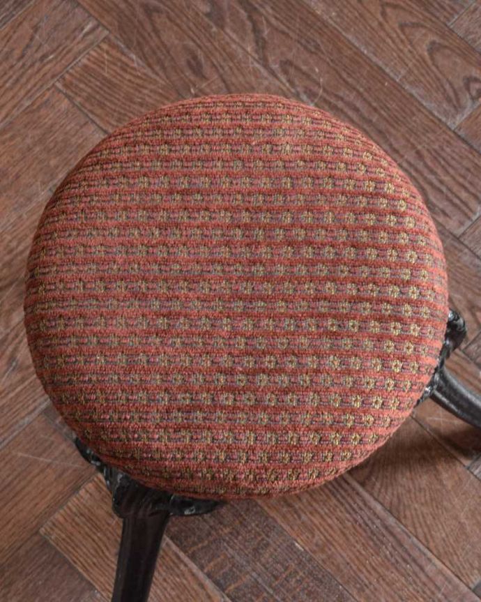 アンティークスツールの座面