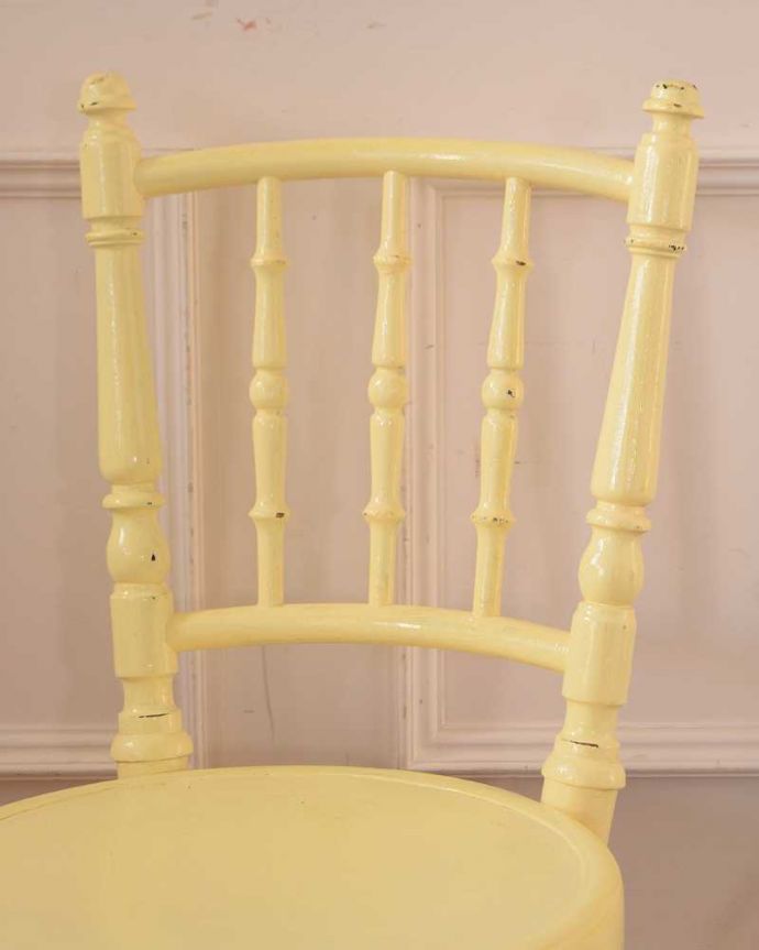 ベントウッドチェアの背もたれ