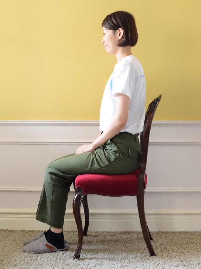 バルーンバックチェアの掛け心地