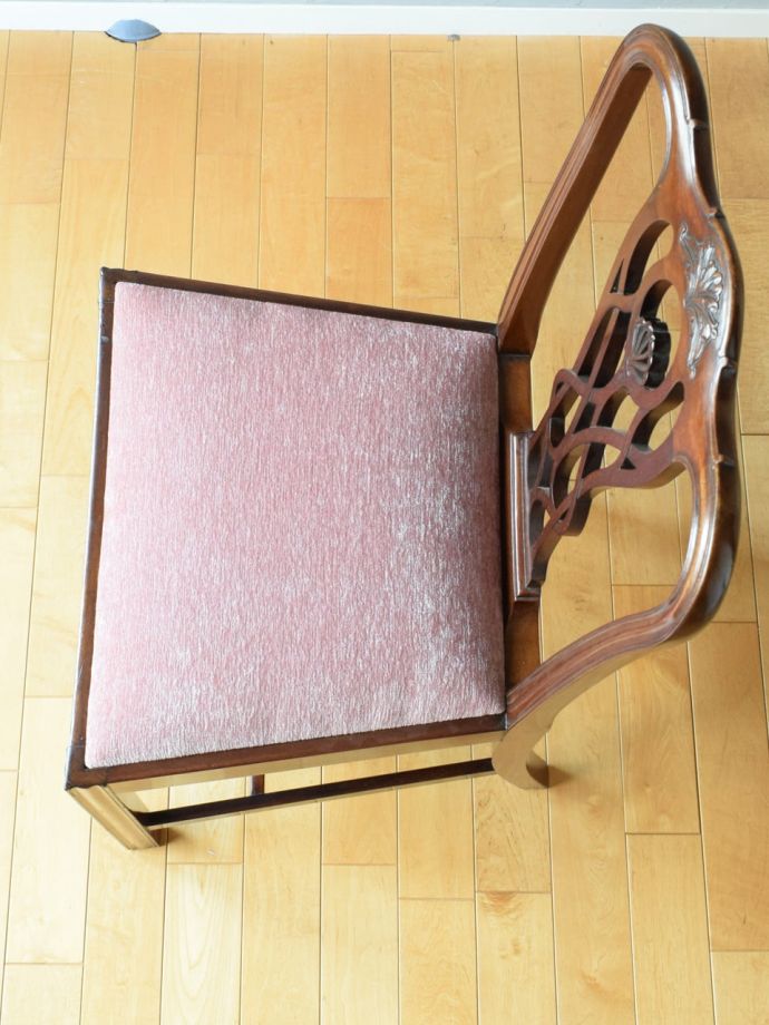 アンティークの椅子の座面