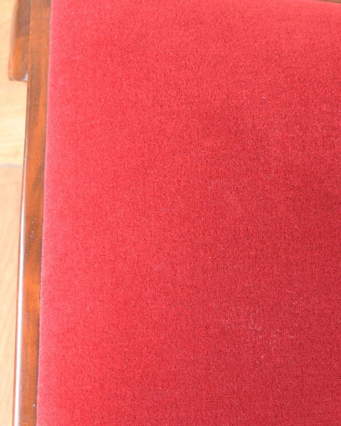 サロンチェアの座面の生地