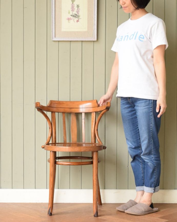 英国アンティークのベントウッドチェア