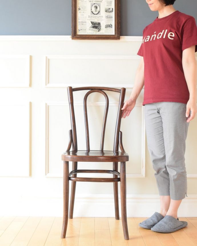 英国アンティークのベントウッドチェア