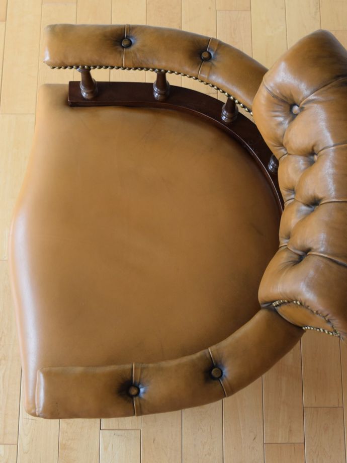 アンティークの椅子の座面