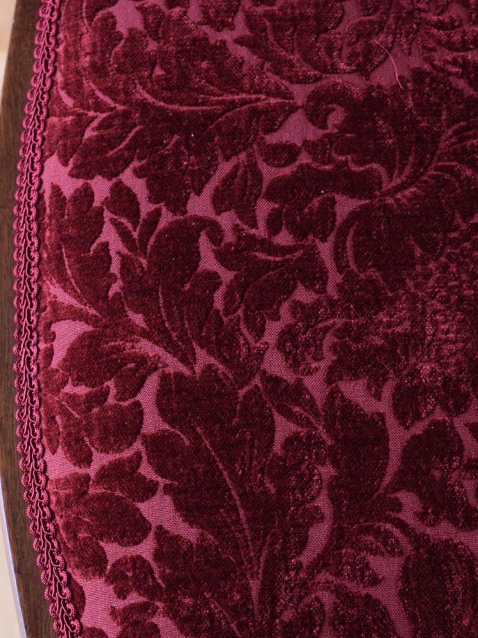 サロンチェアの座面の生地