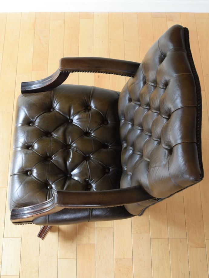 アンティークの椅子の座面